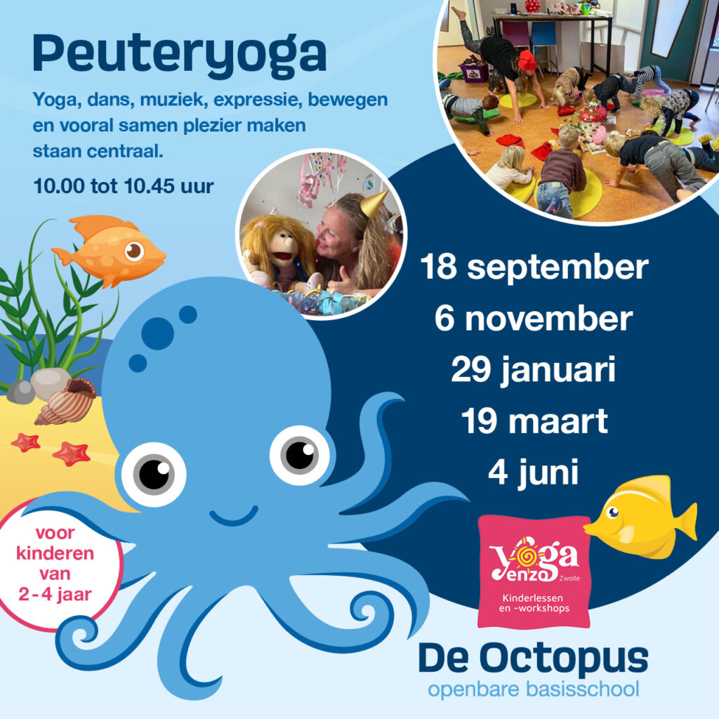 digitale flyer peuteryoga